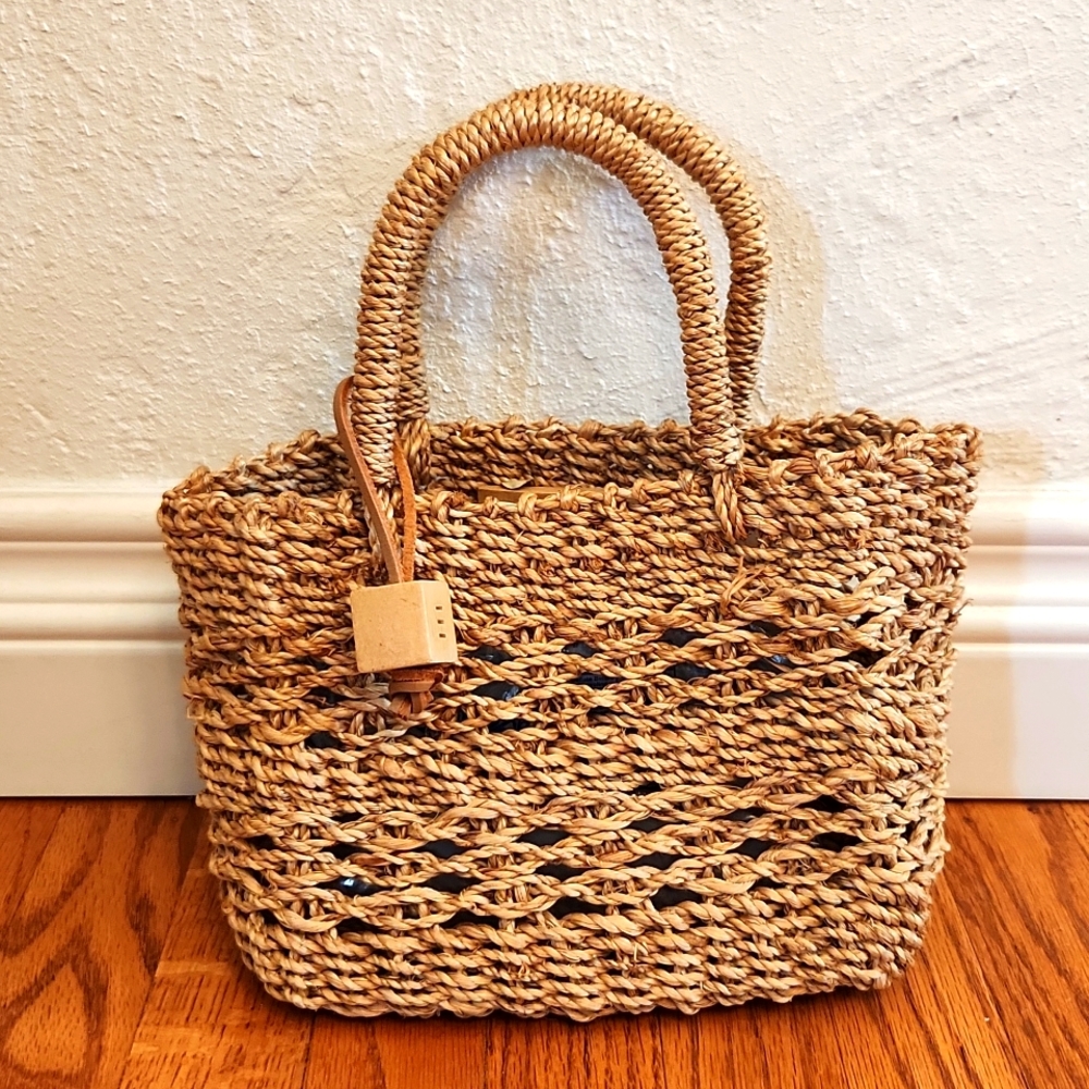Vintage Espirit Straw Handbag